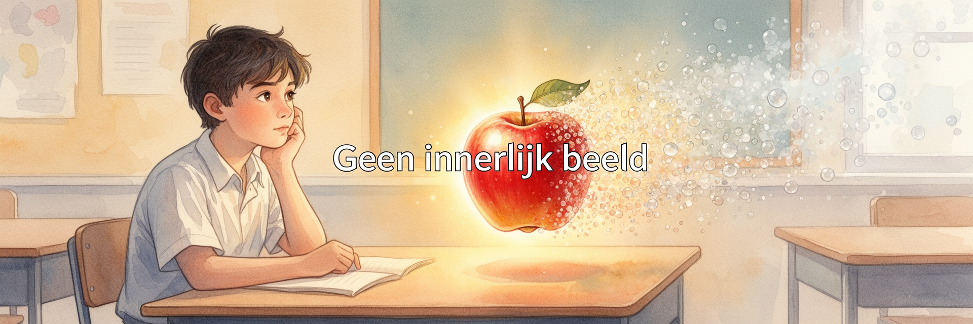 Niet iedereen ziet plaatjes in zijn hoofd